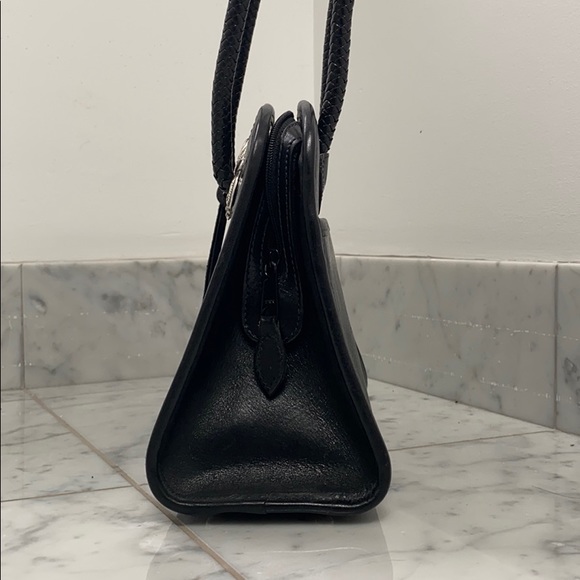 Black, leather, vintage Brighton handbag. - Picture 4 of 5